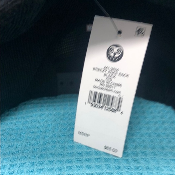 Icecream Black Corduroy Hat with Gold Embroidery - Picture 5 of 5